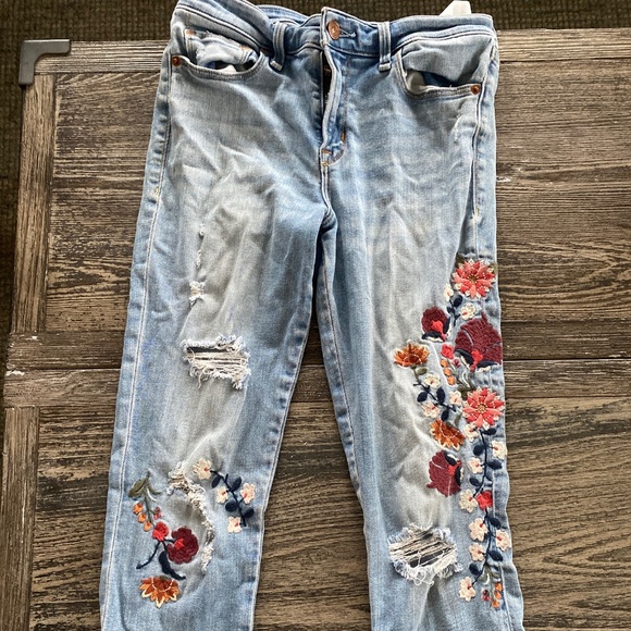 Abercrombie & Fitch Denim - Floral jeans